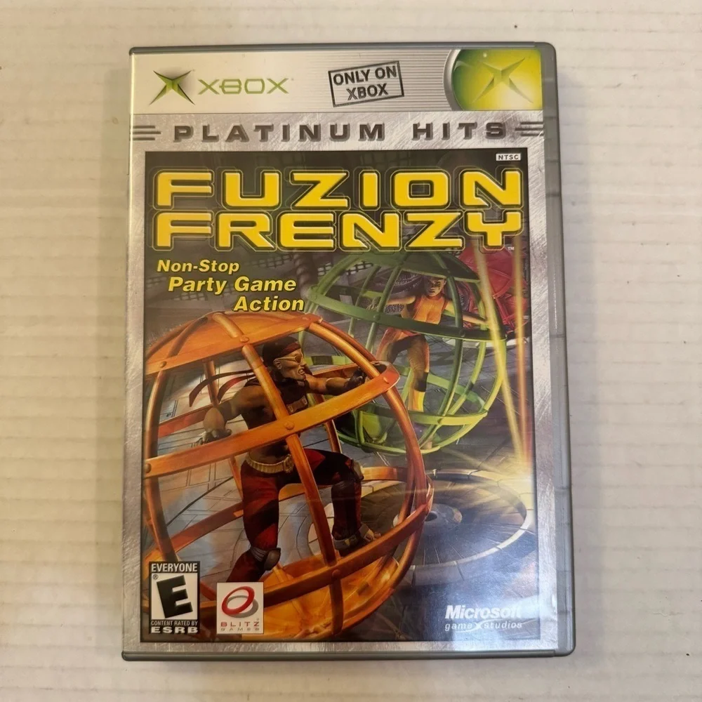 Fuzion Frenzy Platinum Hits (Microsoft Xbox, 2004)COMPLETE-EXCELLENT CONDITION!
